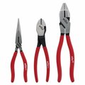 Wiha 3 Piece Classic Grip Pliers And Cutters Set 32634